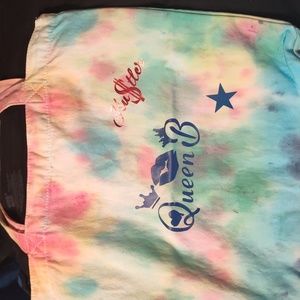 Tie dyed home made hand bag